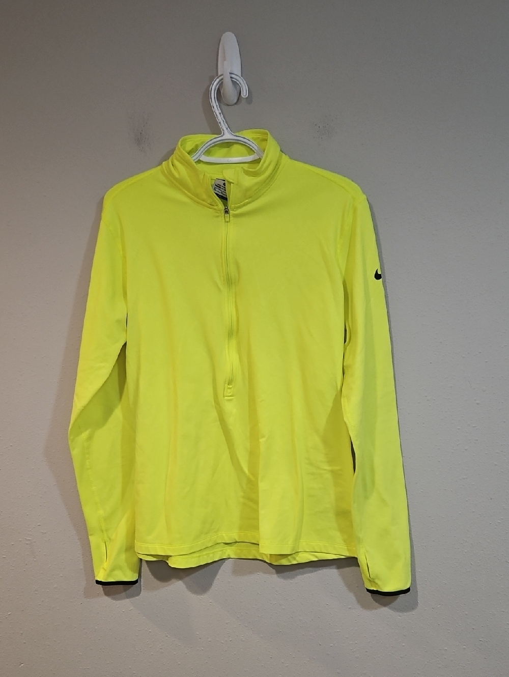 Nike Neon Dry Fit  Long Sleeve Shirt